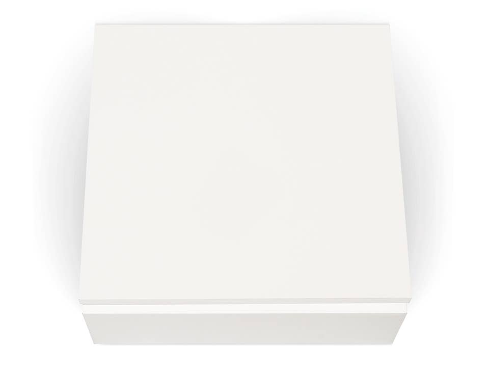 Laser Engravable White Trinket Box - Jewelry Organizer