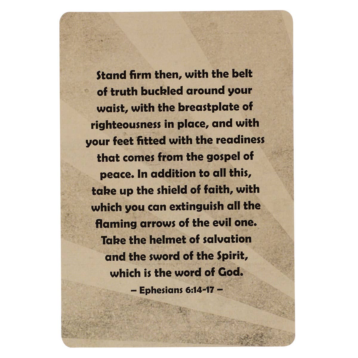 Card Box Go Fish! – The Armor Of God